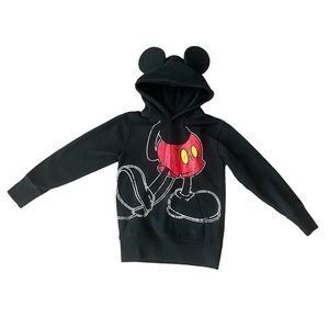 Kids Mickey Mouse Hoodie Sweatshirt Disney Size M